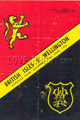 Wellington v British Isles 1966 rugby  Programme